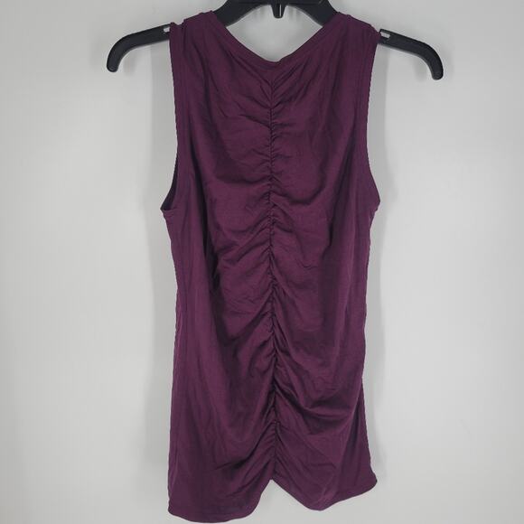 Athleta Purple Rouched Back Tank Top S - Picture 6 of 7